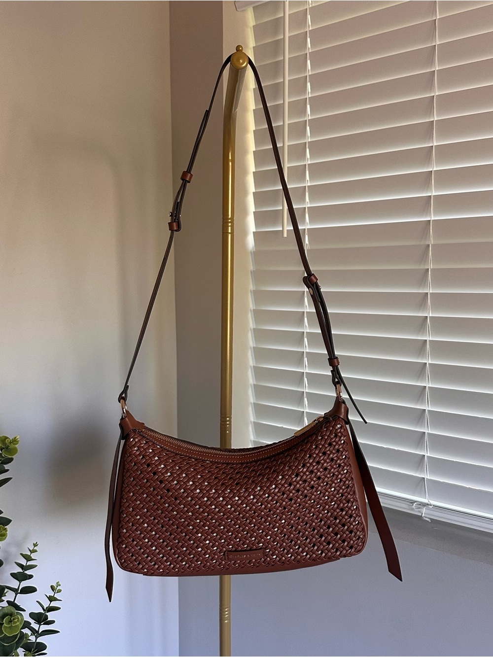 NWT Woven Shoulder Bag
